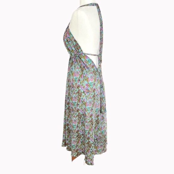India Boutique Pastel Scarf Dress M - Picture 2 of 6